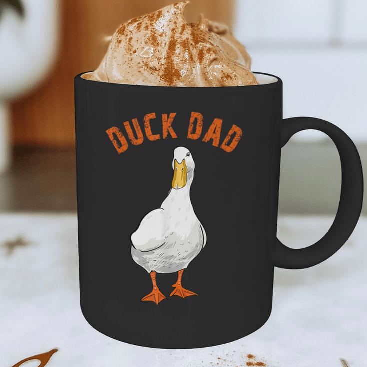 Cute Duck Dad Lover Illustration Duck Owner Graphic Print Coffee Mug