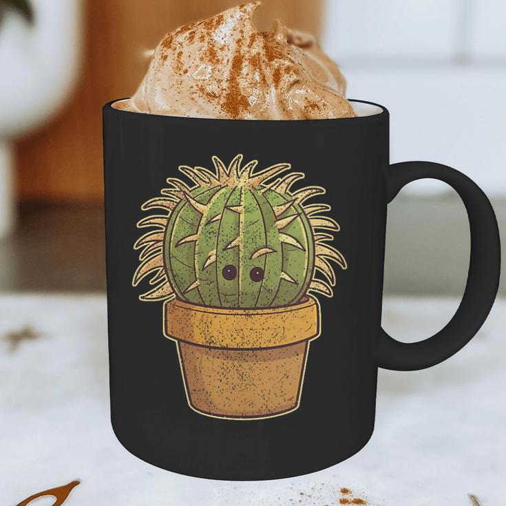 Cute Golden Barrel Cactus Introvert Distressed Graphic Print Coffee Mug Cute Golden Barrel Cactus Introvert Distressed Graphic Print Coffee Mug