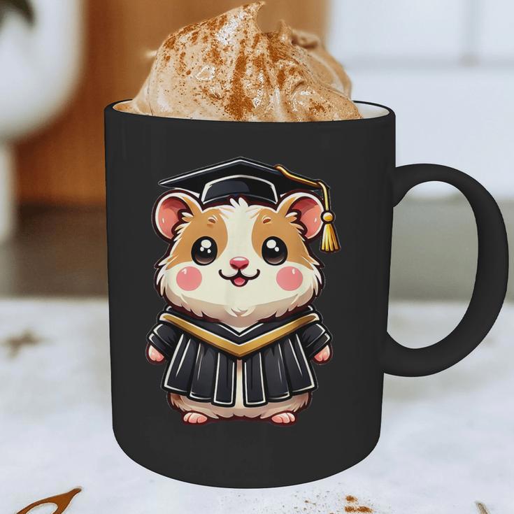 Cute Hamster Graduation Graphic Print Coffee Mug