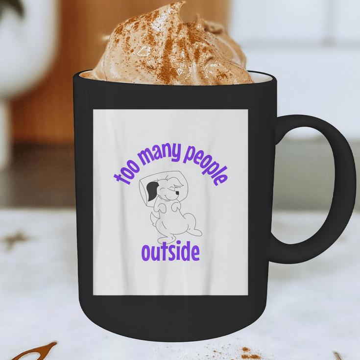 Cute Puppy With a Quote For Introverts Graphic Print Coffee Mug Cute Puppy With a Quote For Introverts Graphic Print Coffee Mug