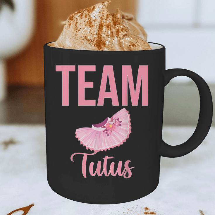 Cute Team Tutus Gender Reveal For Mom And Dad Graphic Print Coffee Mug