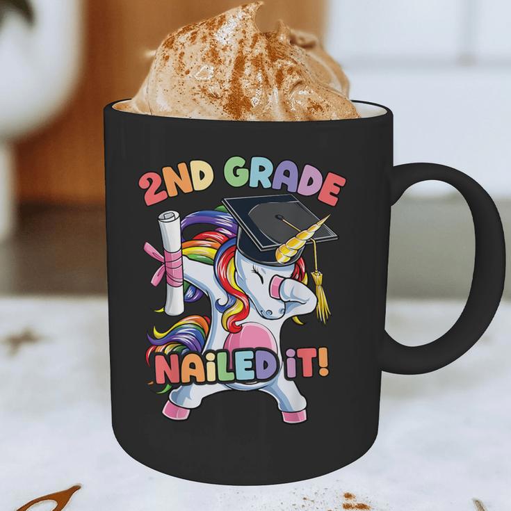 Dabbing 2nd Grade Unicorn Graduation Class Of 2021 Nailed It Graphic Print Coffee Mug
