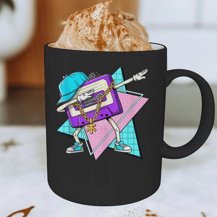 Dabbing Cassette Tape 70s 80s 80s Outfit Nostalgia Graphic Print Coffee Mug