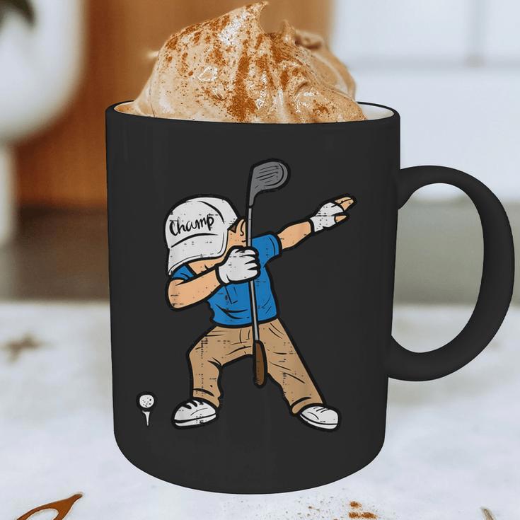 Dabbing Golfer Golfing Golfer Dad Men Boys Kids Youth Graphic Print Coffee Mug
