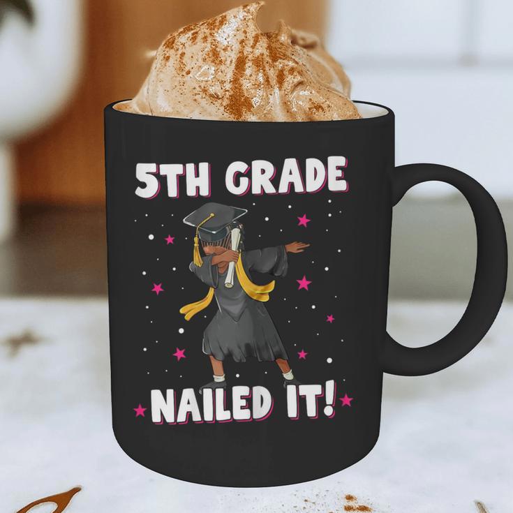 Dabbing Graduation Class Of 2025 Girls 5th Grade Nailed It Graphic Print Coffee Mug