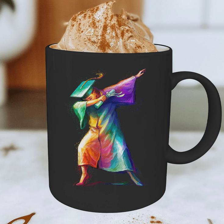 Dabbing Graduation Women Graphic Print Coffee Mug