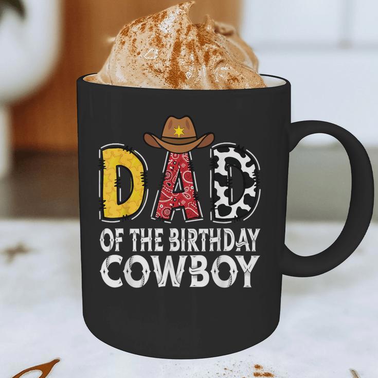 Dad 1st Birthday Cowboy Western Dad Birthday Boy Graphic Print Coffee Mug