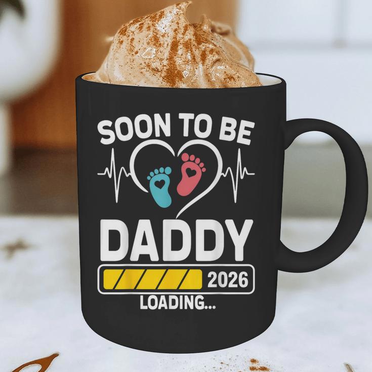 Dad To Be 2026 Loading Dad Est 2026 Promoted To Daddy Graphic Print Coffee Mug