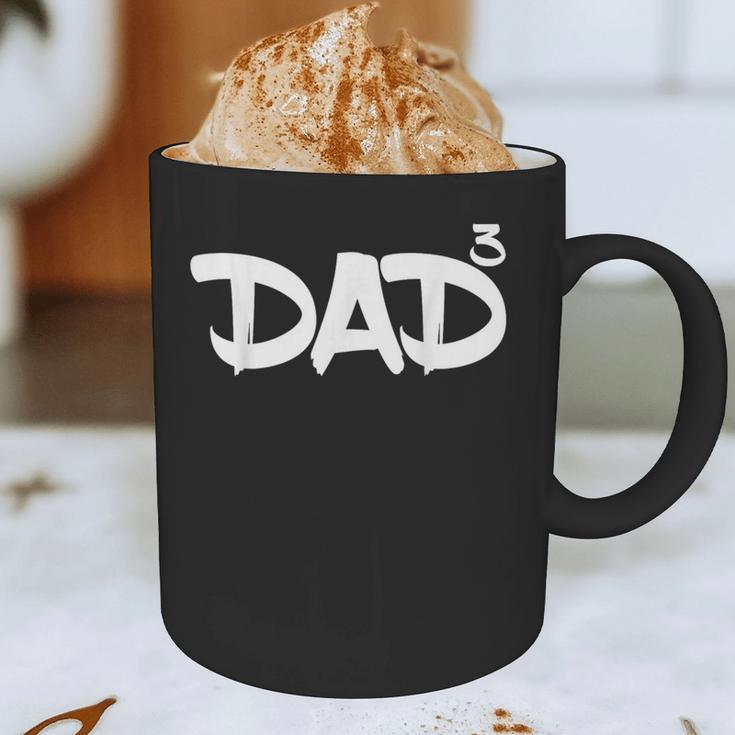 Dad 3 Kids 3rd Pregnancy Announcement Third Baby Tshirt Graphic Print Coffee Mug