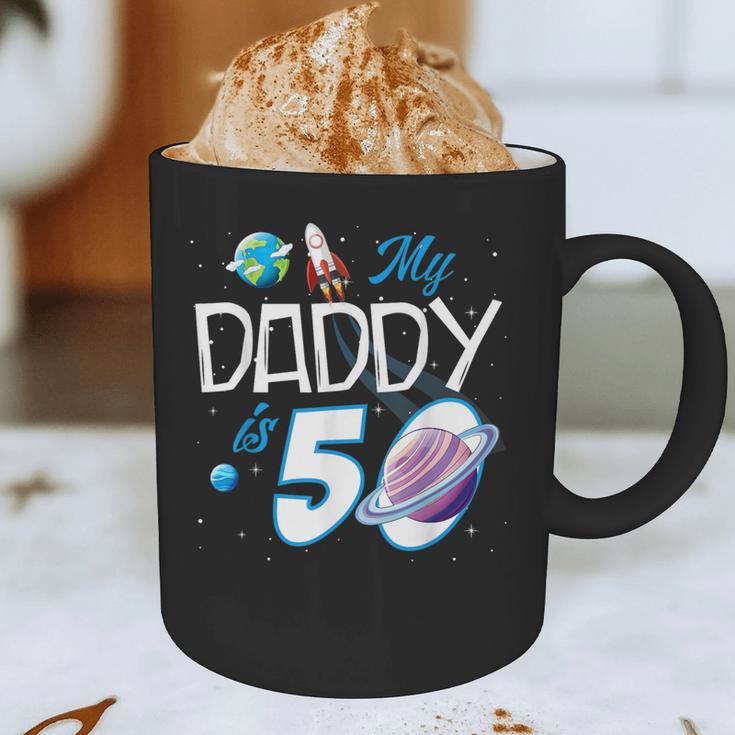 My Dad Is 50 Years Daddy Father 50th Years Birthday Graphic Print Coffee Mug
