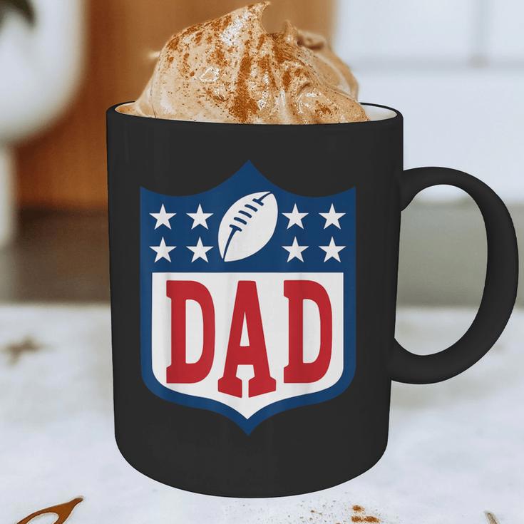 Dad American Football Happy Birthday Family Matching Retro Graphic Print Coffee Mug Dad American Football Happy Birthday Family Matching Retro Graphic Print Coffee Mug