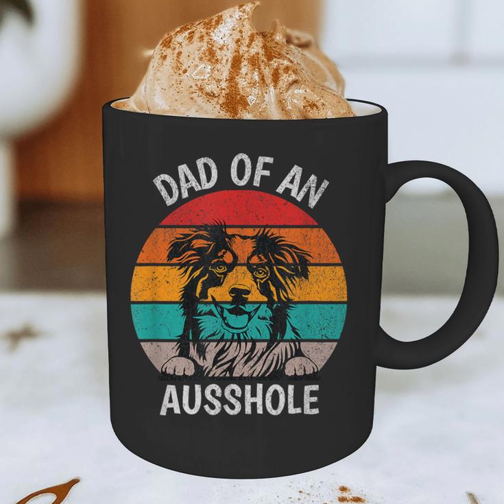 Dad Of An Ausshole Australian Shepherd Aussie Graphic Print Coffee Mug
