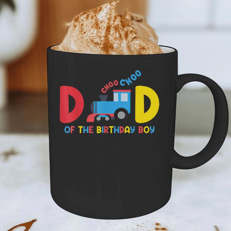 Dad Of The Birthday Boy Choo Choo Train Family Matching Graphic Print Coffee Mug