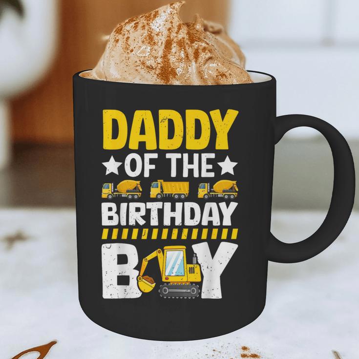 Dad Of The Birthday Boy Construction Theme Party Matching Graphic Print Coffee Mug Dad Of The Birthday Boy Construction Theme Party Matching Graphic Print Coffee Mug
