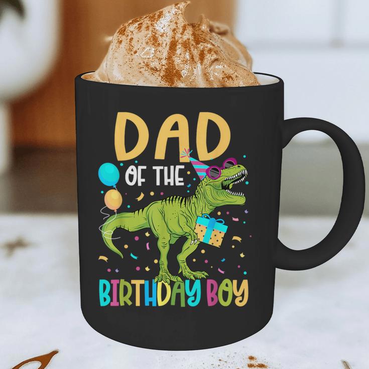 Dad Of The Birthday Boy Family Matching Dinosaur Squad Graphic Print Coffee Mug