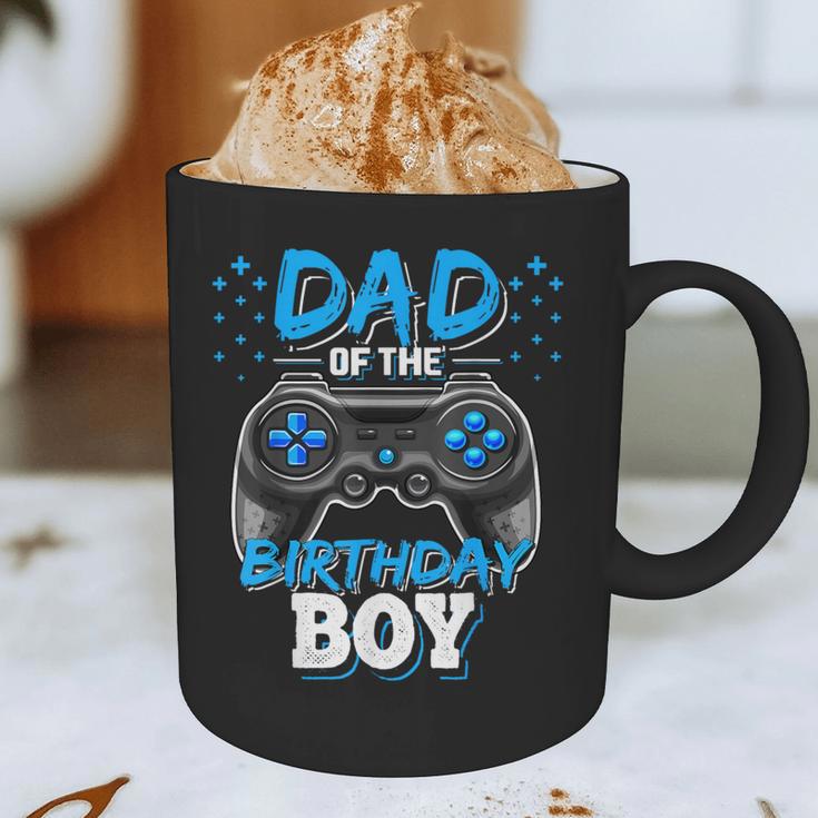 Dad Of The Birthday Boy Matching Video Gamer Birthday Party Graphic Print Coffee Mug