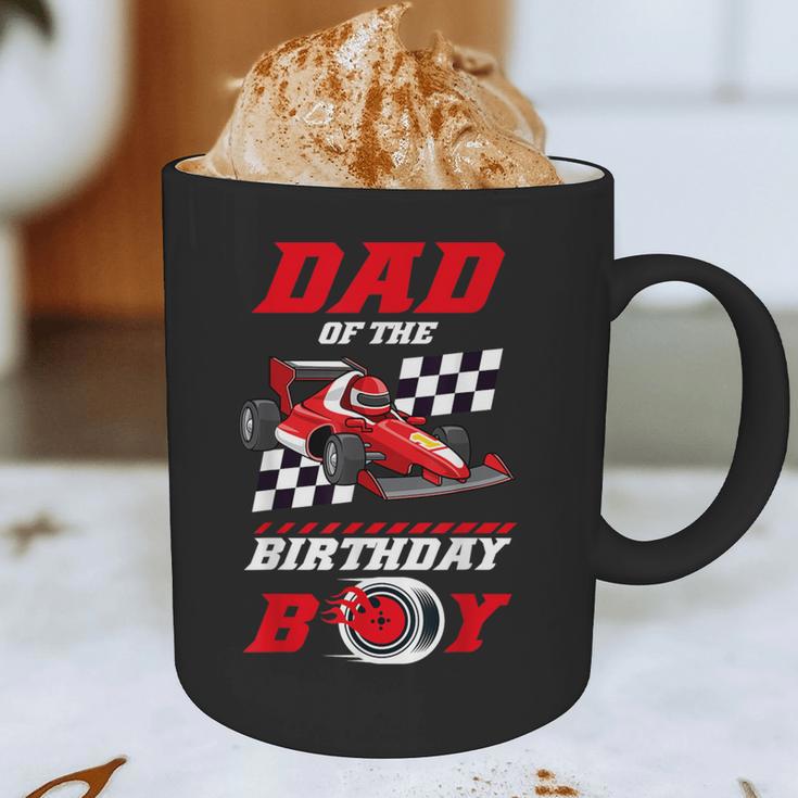 Dad Of The Birthday Boy Pit Crew Race Car Matching Family Graphic Print Coffee Mug