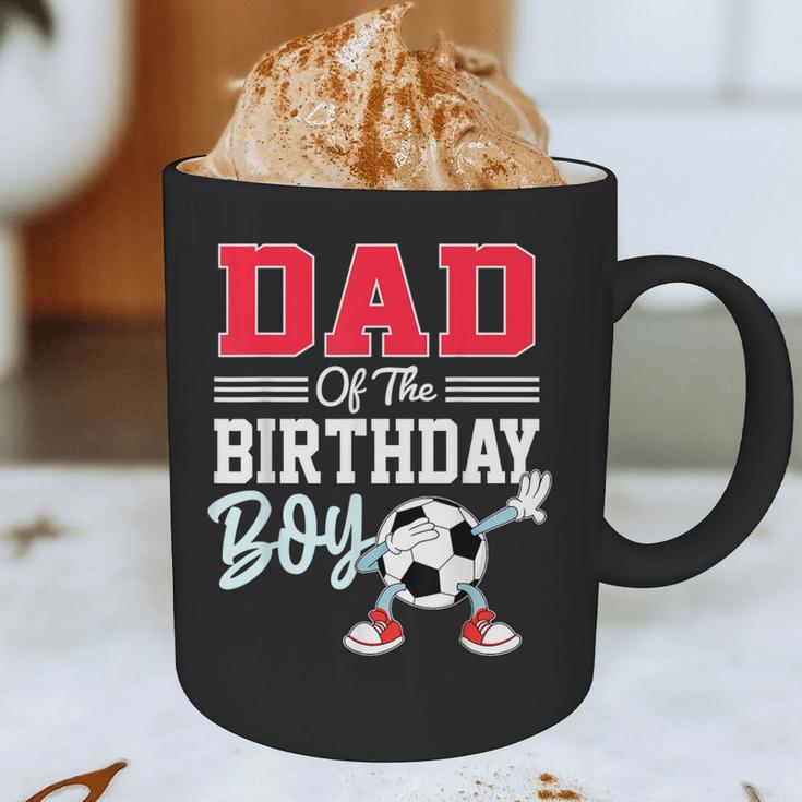 Dad Of The Birthday Boy Shirt Soccer Party Family Daddy Graphic Print Coffee Mug