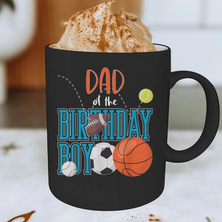 Dad Of The Birthday Boy Sports Matching Family Graphic Print Coffee Mug