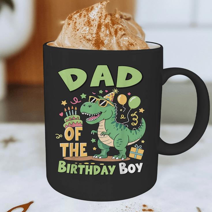 Dad Of The Birthday BoyRex Dinosaur Family Party Graphic Print Coffee Mug