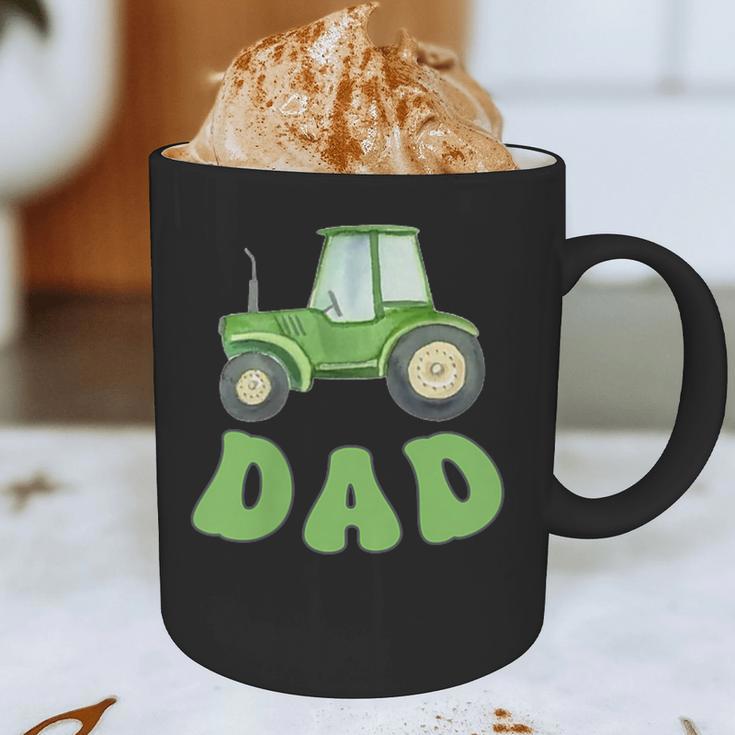 Dad Of The Birthday Boy Tractor Farm Trucks Family Party Graphic Print Coffee Mug