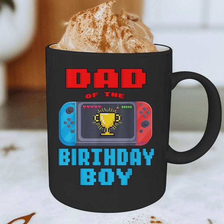 Dad Of The Birthday Boy Video Games Theme Bday Matching Graphic Print Coffee Mug