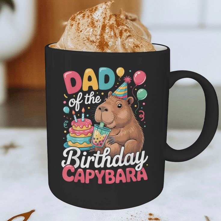 Dad Of The Birthday Capybara Boba Tea Girl Bday Party Family Graphic Print Coffee Mug Dad Of The Birthday Capybara Boba Tea Girl Bday Party Family Graphic Print Coffee Mug