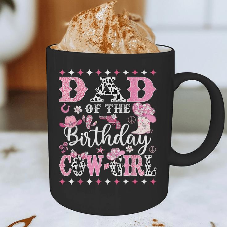 Dad Of The Birthday CowGirl Rodeo CowGirl Birthday Graphic Print Coffee Mug