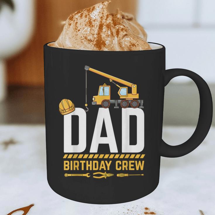 Dad Birthday Crew Construction Graphic Print Coffee Mug