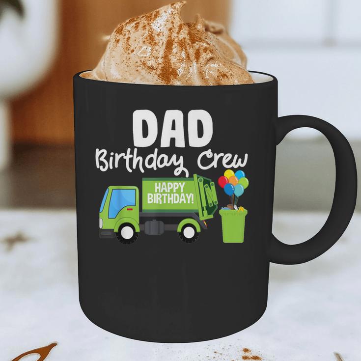 Dad Birthday Crew Garbage Truck Birthday Party T-Shirt Graphic Print Coffee Mug