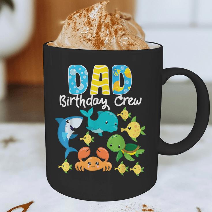 Dad Birthday Crew Sea Ocean Fish Aquarium Bday Party Graphic Print Coffee Mug