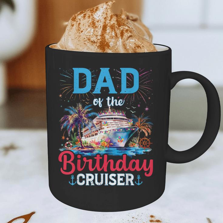 Dad Of The Birthday Cruiser Cruise Birthday Graphic Print Coffee Mug