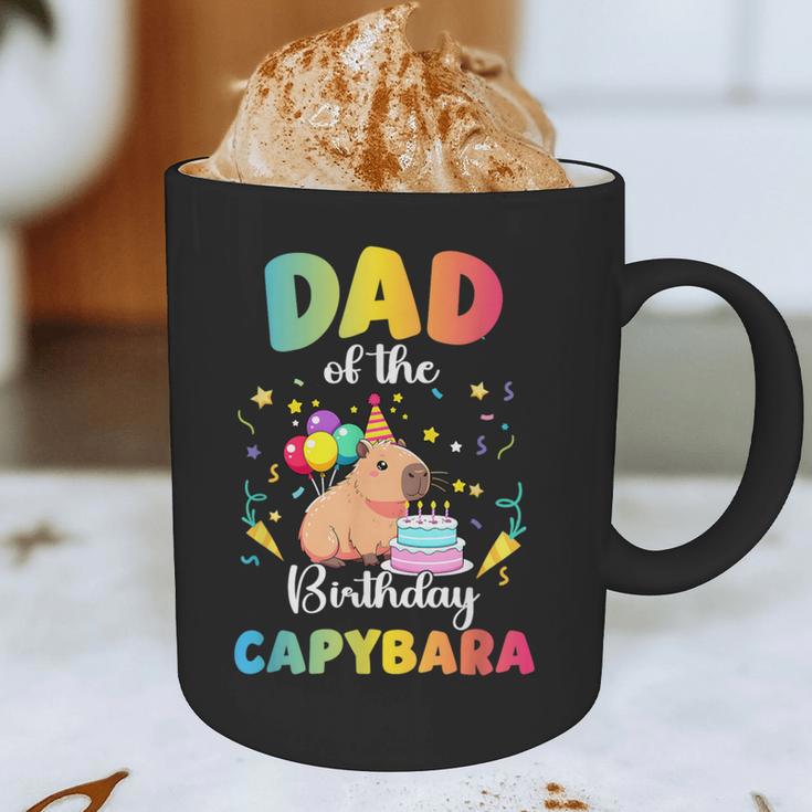 Dad Of The Birthday Girl Capybara Bday Party Family Graphic Print Coffee Mug