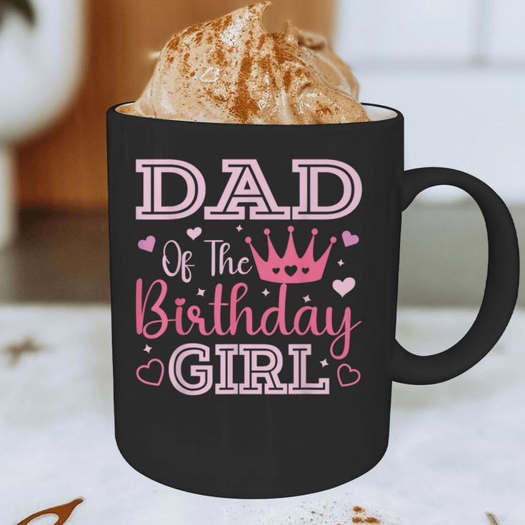 Dad Of The Birthday Girl Cute Pink Matching Family Party Graphic Print Coffee Mug