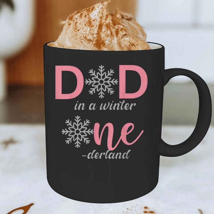 Dad Of The Birthday For Girl Winter Onederland 1st Birthday Graphic Print Coffee Mug