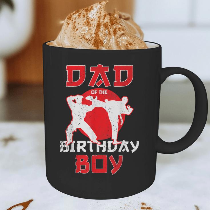 Dad Of The Birthday Karate Taekwondo Boy Martial Arts Graphic Print Coffee Mug