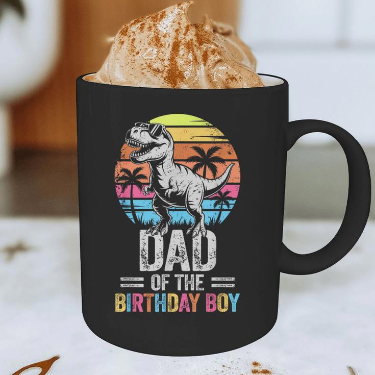Dad Of The Birthday Party Outfit Dinosaur Daddy Graphic Print Coffee Mug