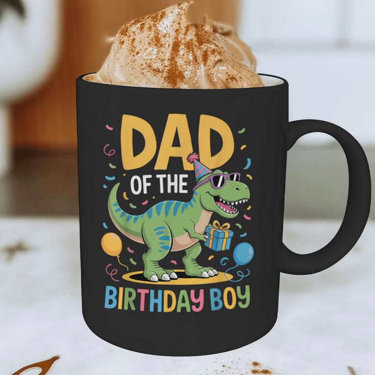 Dad Of The Birthday Party Outfit Dinosaur Squad Daddy Graphic Print Coffee Mug