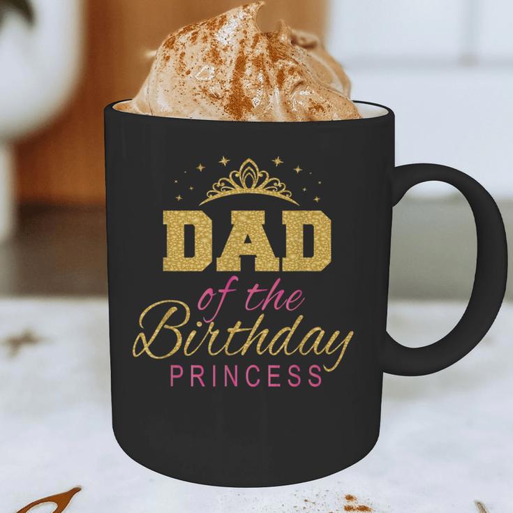 Dad Of The Birthday Princess Girls Party Small Graphic Print Coffee Mug