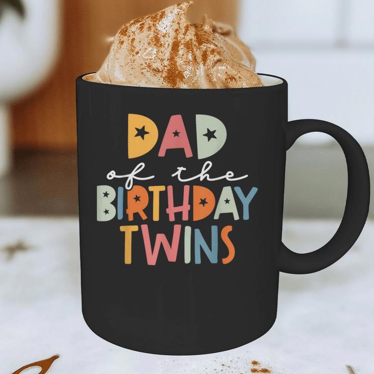 Dad Of The Birthday Twins Kids Great Daddy Of Twins Bday Graphic Print Coffee Mug