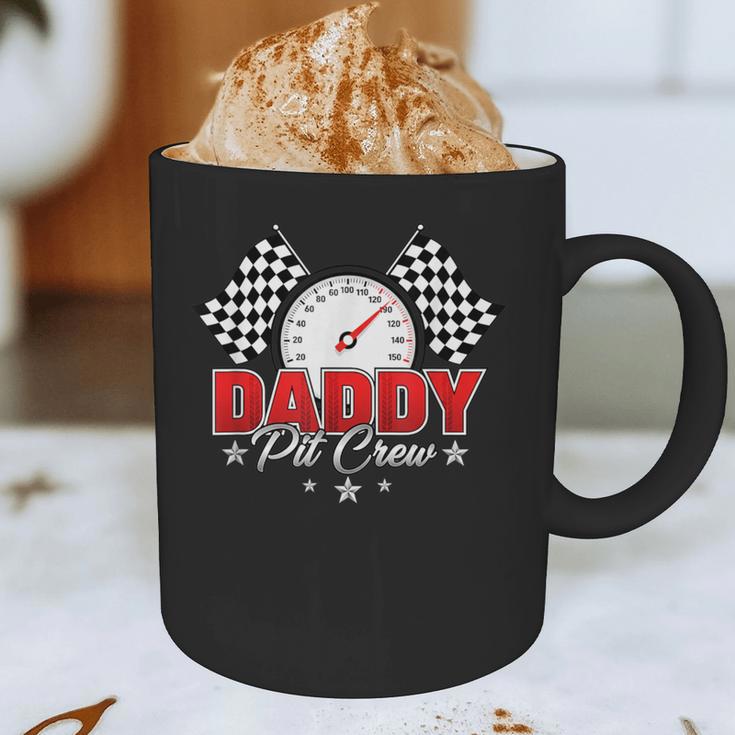 Dad Daddy Pit Crew Race Car Birthday Racing Party Graphic Print Coffee Mug