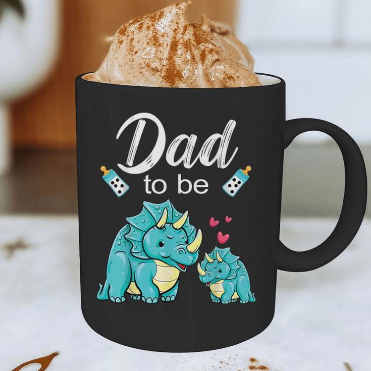 Dad To Be Dinosaur Baby Shower For Boy Graphic Print Coffee Mug Dad To Be Dinosaur Baby Shower For Boy Graphic Print Coffee Mug