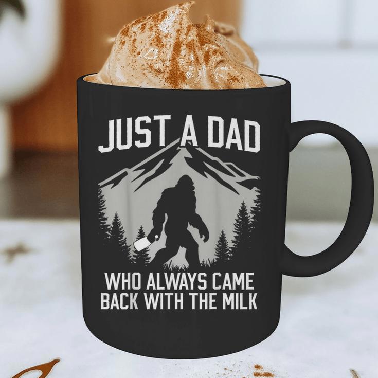 Dad Father Bigfoot Just A Dad Who Always Came Back Graphic Print Coffee Mug