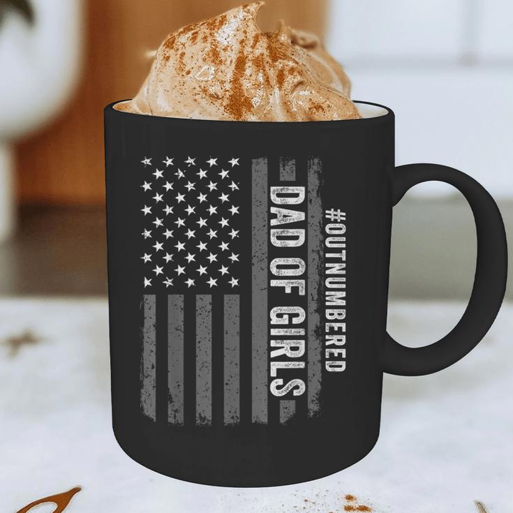 Dad Of Girls Outnumbered Fathers Day 2025 For Dad Daughters Graphic Print Coffee Mug Dad Of Girls Outnumbered Fathers Day 2025 For Dad Daughters Graphic Print Coffee Mug