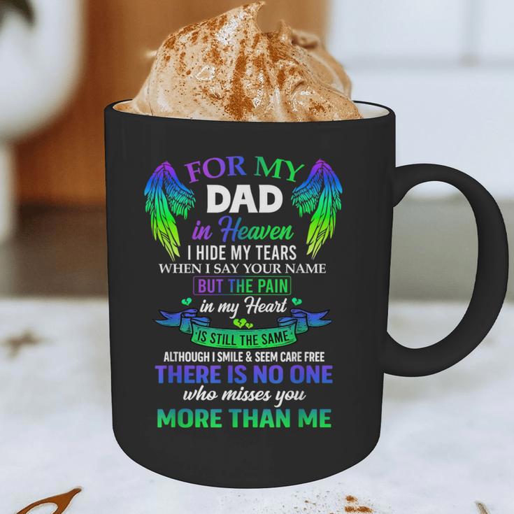 For My Dad In Heaven Touching Tribute For Passed Away Father Graphic Print Coffee Mug