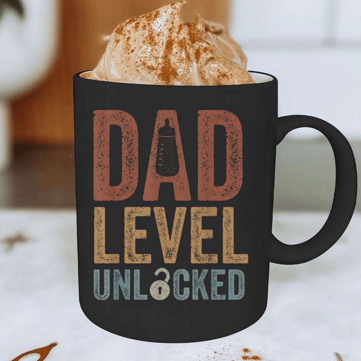 Dad Level Unlocked Father To Be New Daddy Graphic Print Coffee Mug