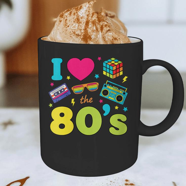 Dad I Love The 80's Retro 80s Nostalgia For Dad Graphic Print Coffee Mug
