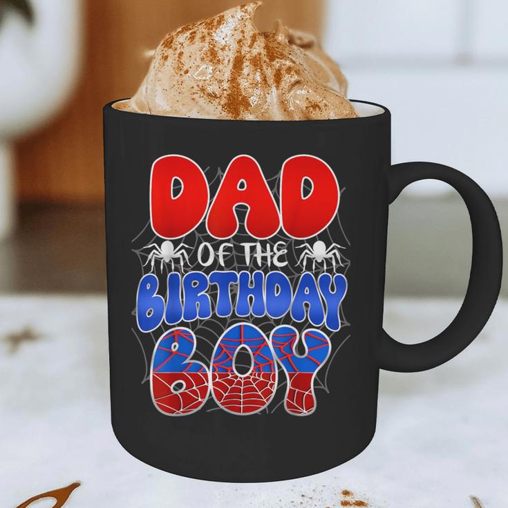 Dad And Mom Birthday Boy Spider Family Matching Graphic Print Coffee Mug