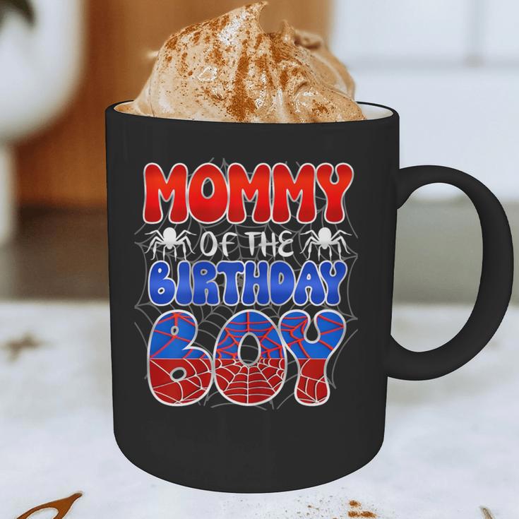 Dad And Mom Mommy Birthday Boy Spider Family Matching Graphic Print Coffee Mug Dad And Mom Mommy Birthday Boy Spider Family Matching Graphic Print Coffee Mug