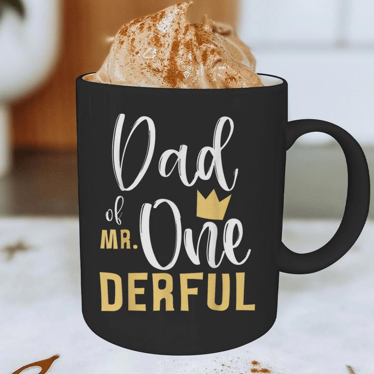 Dad Of Mr Onederful 1st Birthday First One-Derful Matching Graphic Print Coffee Mug